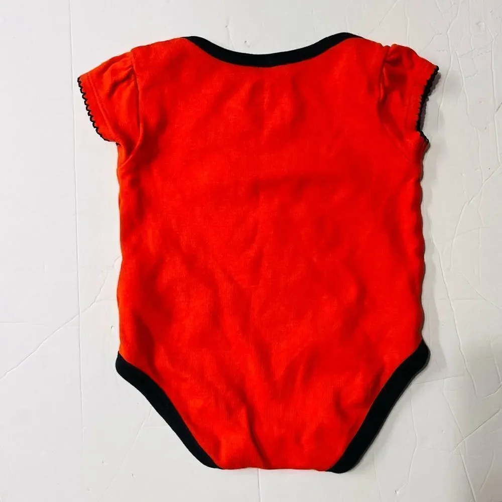 Genuine Merchandise Orange and Black San Francisco Giants Cutest Fan Bodysuit